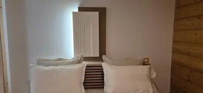 Un ou plusieurs lits dans un hébergement de l'établissement L'Or du Lac
