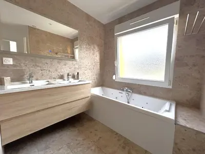 Salle de bains dans l'établissement Gîte des 4 saisons