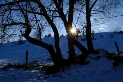 L'établissement Aux Jardins d'Argiles en hiver