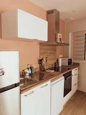 Cuisine ou kitchenette dans l'établissement Le Jardin de Buna - proche Europa Park - NEW