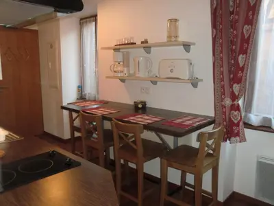 Cuisine ou kitchenette dans l'établissement Gite Riesling