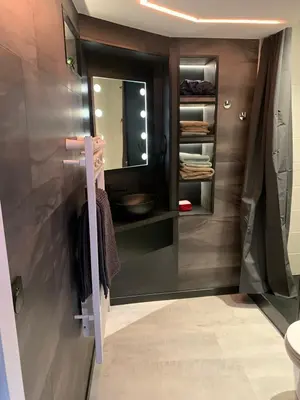 Salle de bains dans l'établissement A labri du vent