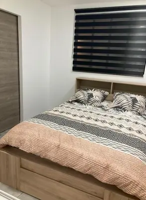 Un ou plusieurs lits dans un hébergement de l'établissement Maisonnette