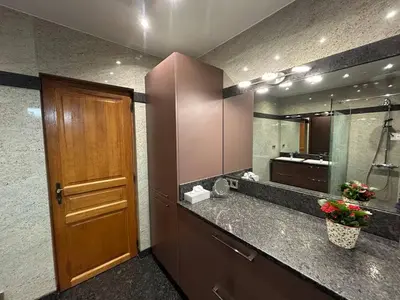Salle de bains dans l'établissement Gite La Miellerie
