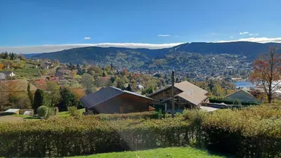 Paysage naturel près de le chalet