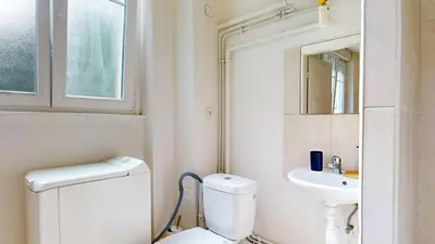 Salle de bains dans l'établissement Le Studio Platine