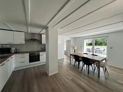 Cuisine ou kitchenette dans l'établissement Le Parc 96 - Gîte aux Portes de Colmar