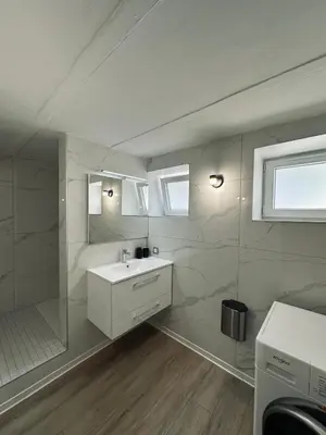 Salle de bains dans l'établissement Le Parc 96 - Gîte aux Portes de Colmar