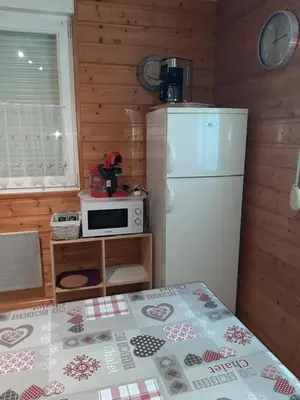 Cuisine ou kitchenette dans l'établissement F2 lumineux en centre ville - Gerardmer