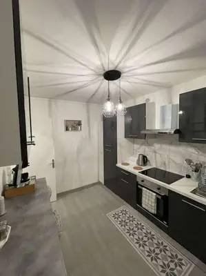 Cuisine ou kitchenette dans l'établissement Confort & Style au Cœur de Mulhouse