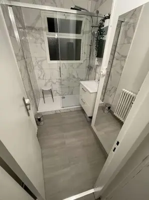 Salle de bains dans l'établissement Confort & Style au Cœur de Mulhouse