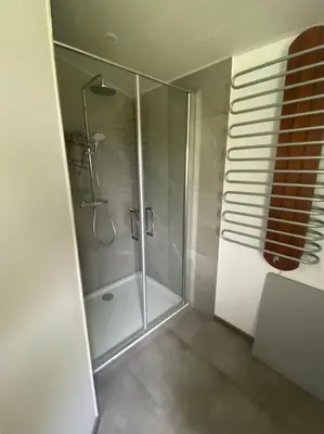 Salle de bains dans l'établissement La Mignardise