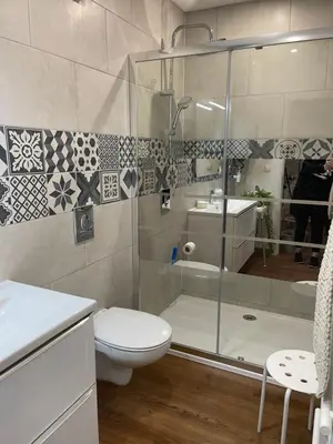 Salle de bains dans l'établissement Gîte Le lys 2 à 4 personnes
