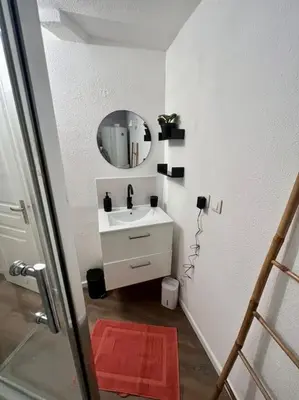 Salle de bains dans l'établissement Appartement plein centre-ville