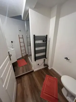 Salle de bains dans l'établissement Appartement plein centre-ville