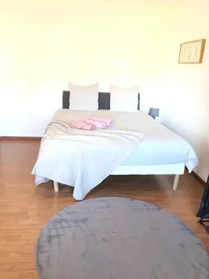 Un ou plusieurs lits dans un hébergement de l'établissement Studio 7'4 - proche frontière de Bâle