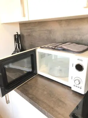 Cuisine ou kitchenette dans l'établissement Studio 7'4 - proche frontière de Bâle