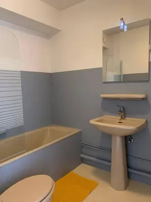 Salle de bains dans l'établissement Studio 35 - centre ville, proche Bâle