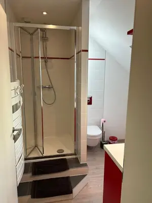 Salle de bains dans l'établissement Salutho