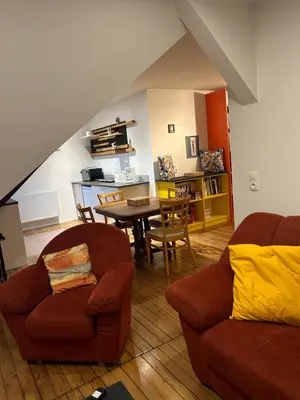 Cuisine ou kitchenette dans l'établissement Salutho