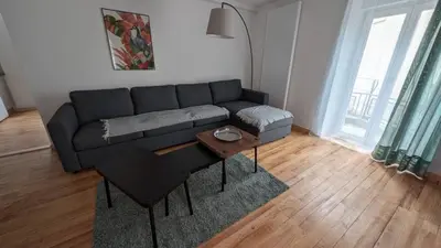 Coin salon dans l'établissement Maison 110m2, 7 Lits, Pro & Famille