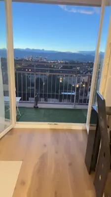 Balcon ou terrasse dans l'établissement Le sept