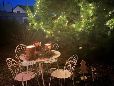 Jardin de l'établissement Suite Hôte Luxe 2 P Aux Vignes Lovées