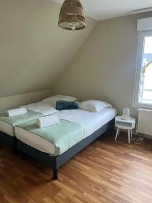 Un ou plusieurs lits dans un hébergement de l'établissement Maison Horbourg