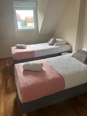 Un ou plusieurs lits dans un hébergement de l'établissement Maison Horbourg