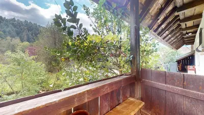 Vue générale sur la montagne ou vue sur la montagne depuis l'appartement