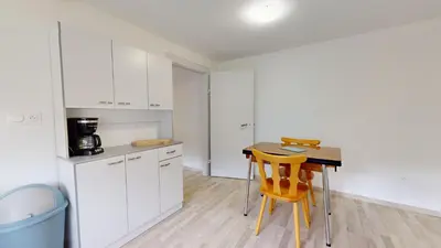 Cuisine ou kitchenette dans l'établissement Le Bois Dormant 1