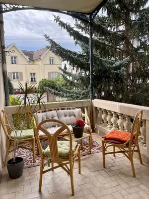 Balcon ou terrasse dans l'établissement Villa de la Semm - Iconique à Colmar avec parking