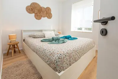 Un ou plusieurs lits dans un hébergement de l'établissement Colmar Centre - Le Schickele - garage privé - climatisé