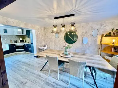 Cuisine ou kitchenette dans l'établissement Maison 4-6 personnes proche Gerardmer