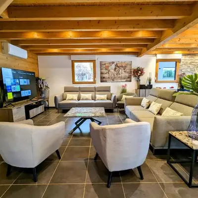 Chalet cosy avec sauna et spa dans le Massif des Vosges - FR-1-589-672