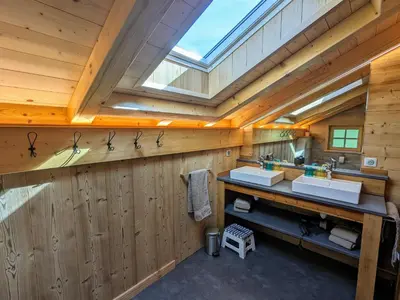 Plan de l'établissement Chalet au cœur des Vosges avec sauna, terrasse et connexion WIFI - FR-1-589-692