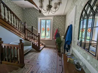 Plan de l'établissement Chambre Gentiane - 2 Lits Doubles & Sauna, Idéale Famille - FR-1-589-747