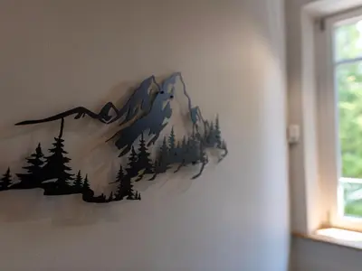 Plan de l'établissement Chambre Gentiane - 2 Lits Doubles & Sauna, Idéale Famille - FR-1-589-747