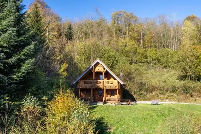 Paysage naturel près de la maison de vacances