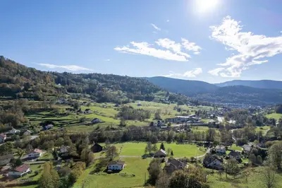 Paysage naturel près de la maison de vacances
