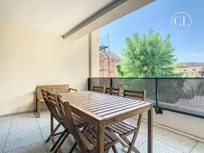 Balcon ou terrasse dans l'établissement Appartement de charme neuf