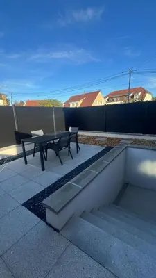 Balcon ou terrasse dans l'établissement Studio aux pieds des vignes