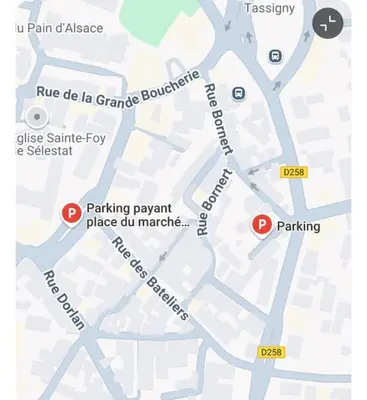 Plan de l'établissement Au Refuge des amoureux avec baignoire Balnéo 2 personnes