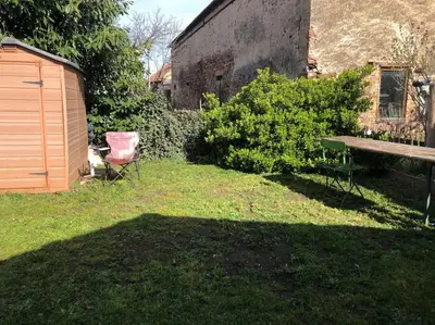 Jardin de l'établissement Studio design proche Colmar
