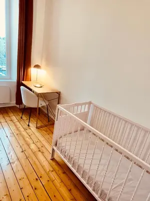 Un ou plusieurs lits dans un hébergement de l'établissement 202 - Chaleureux appartement proche centre ville