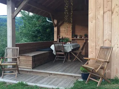 Plan de l'établissement Gîte montagnard confortable avec terrasse et WIFI - FR-1-589-751