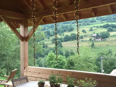 Paysage naturel près de la maison de vacances