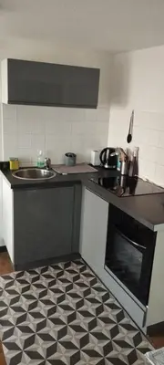 Cuisine ou kitchenette dans l'établissement Appartement F2