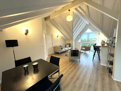 Coin salon dans l'établissement Gîte JOSEPHINE