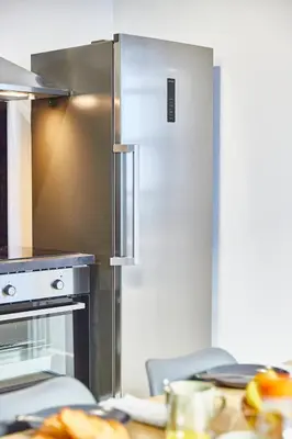 Cuisine ou kitchenette dans l'établissement BE-1 - Joli 4 pièces tout équipé pour 1-6 pers 1er étage au centre de Mulhouse